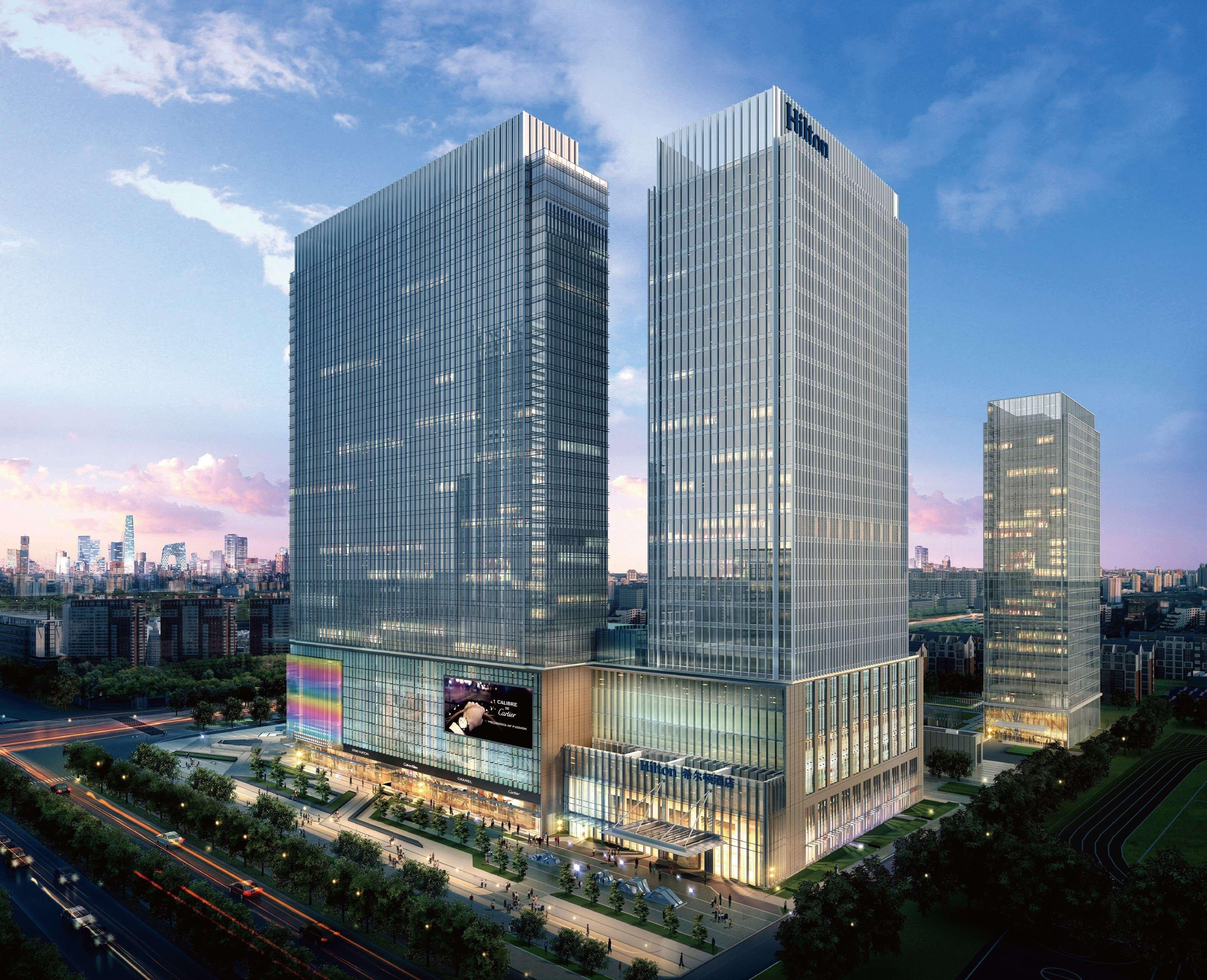 ホテル Hilton Beijing Tongzhou エクステリア 写真